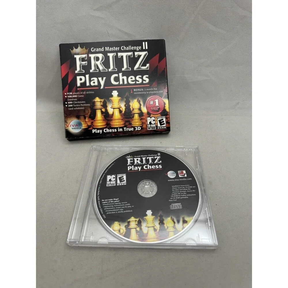 Fritz Play Chess Grand Master Challenge II CD Rom Computer Game